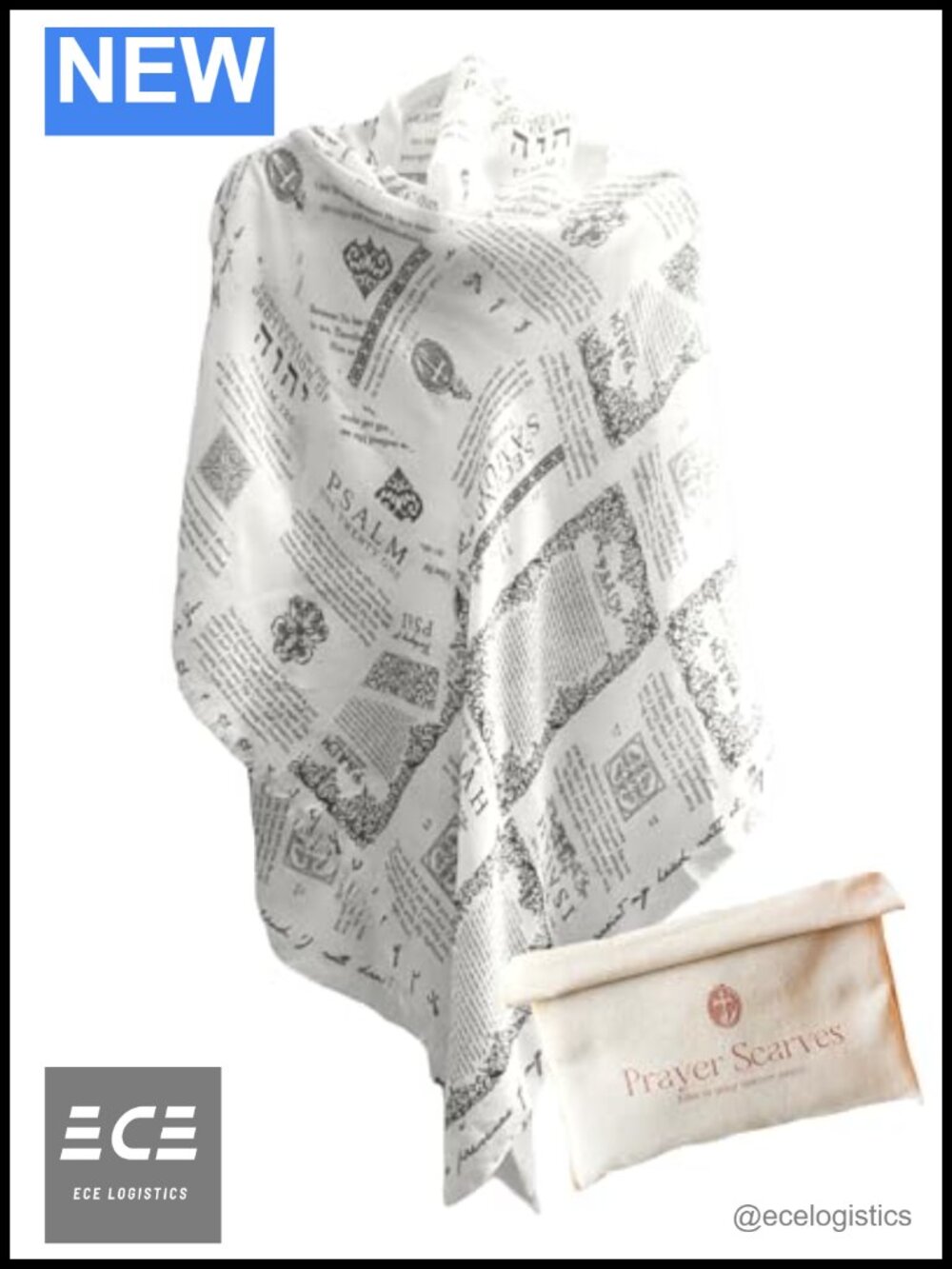 Bible Verse Prayer Shawl Psalm 91 Scripture Scarf Polyester Lightweight